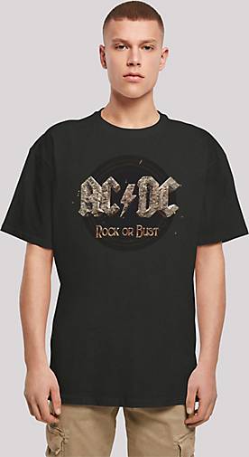 Band T-Shirt Rock Rock Bust Shirt - bestellen or schwarz Heavy in Oversize 23102001 F4NT4STIC ACDC