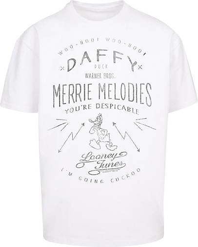 F4NT4STIC Heavy Oversize T-Shirt Looney Tunes Daffy Duck Despicable in weiß  bestellen - 22292301