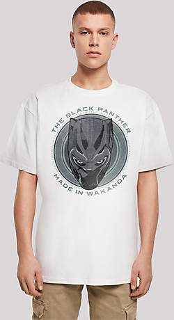 Oversize in Panther bestellen T-Shirt F4NT4STIC Made Marvel Wakanda weiß Black Heavy 22296802 - in