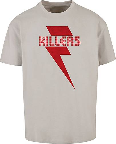 T-Shirt F4NT4STIC Rock bestellen in - The Killers Heavy Band hellgrau Oversize 26388403 Bolt Red