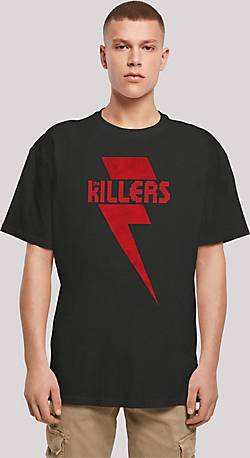 T-Shirt Killers - 26388401 Bolt Rock F4NT4STIC The Heavy Band bestellen in schwarz Oversize Red