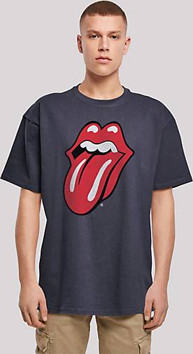 F4NT4STIC Heavy Oversize T-Shirt The Rot Zunge 25877602 in Rolling - bestellen dunkelblau Stones