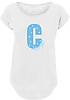 F4NT4STIC Long Cut T-Shirt Disney Alphabet C Is For Cinderella Aschenputtel