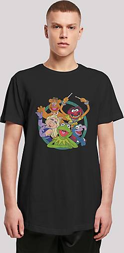 F4NT4STIC Circle in Disney Cut bestellen Long Die Group - schwarz T-Shirt 20338101 Muppets