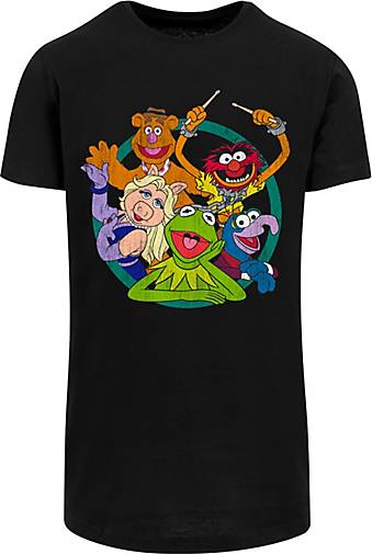 Long Disney bestellen 20338101 Muppets Die Circle T-Shirt Cut schwarz Group - F4NT4STIC in