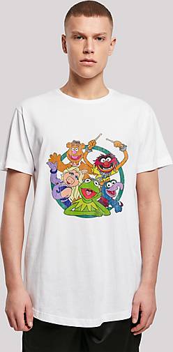 F4NT4STIC Long Cut T-Shirt Disney Die Muppets Group Circle in weiß  bestellen - 20338102