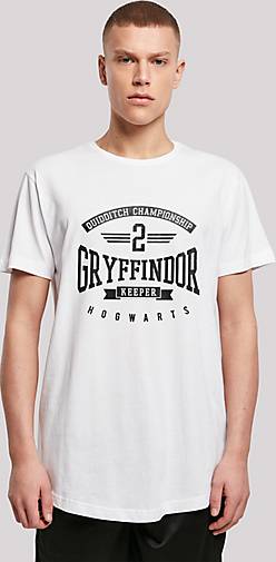 F4NT4STIC Long Cut T-Shirt Harry Potter Gryffindor Keeper in weiß bestellen  - 20568101