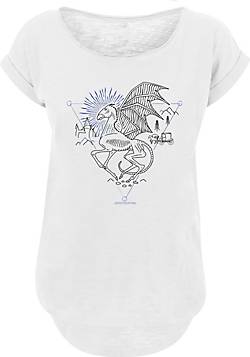 F4NT4STIC Long Cut T-Shirt Harry Potter Thestral Line Art F4NT4STIC Long Cut T-Shirt Harry Potter Thestral Line Art