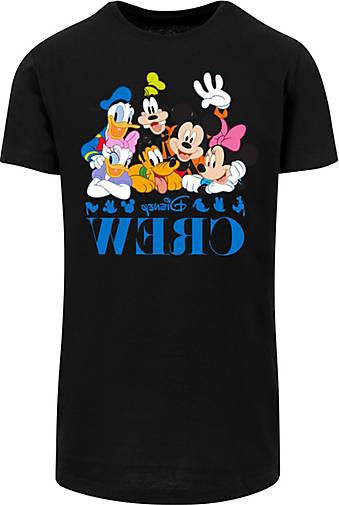 F4NT4STIC Long Cut T-Shirt Long Cut T-Shirt Disney Micky Maus Disney  Friends in schwarz bestellen - 78058101