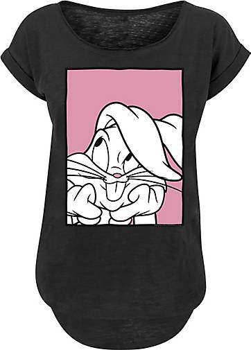 F4nt4stic Long Cut T Shirt Looney Tunes Bugs Bunny Adore In Schwarz Bestellen 20334101 2529