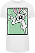 F4NT4STIC Long Cut T-Shirt Looney Tunes Bugs Bunny Funny Face