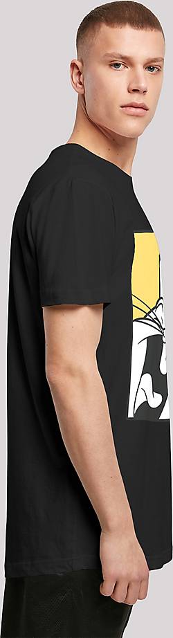 F4NT4STIC Long Cut T-Shirt Looney Tunes Bugs Bunny Laughing in schwarz  bestellen - 20333301