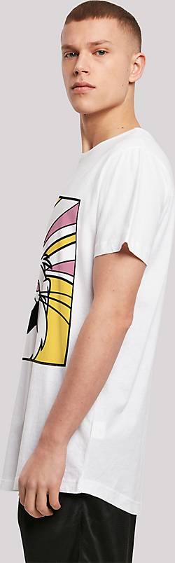 F4NT4STIC Long Cut T-Shirt Looney Tunes Bugs Bunny Laughing in weiß  bestellen - 20333302 | T-Shirts