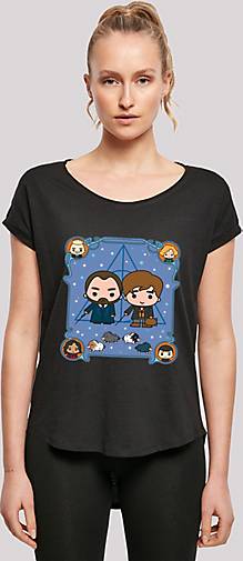 F4NT4STIC Long Cut T-Shirt And schwarz Tierwesen bestellen in Newt Phantastische 20299301 Dumbledore - Chibi