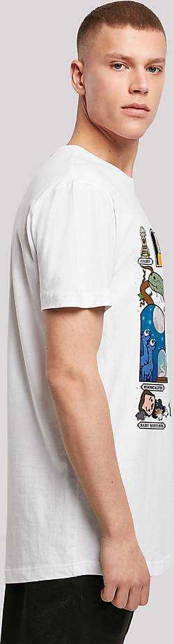 F4NT4STIC Long Cut T-Shirt Phantastische Tierwesen Chibi Newt in weiß  bestellen - 20248402