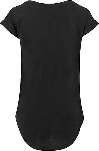 schwarz bestellen Crest Long Cut in Classic 25876001 F4NT4STIC - Rockband T-Shirt Queen Black