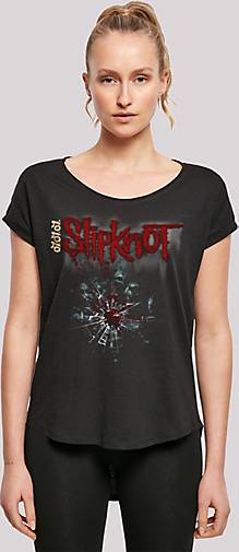 F4NT4STIC Long Cut T-Shirt Slipknot Metal Band in schwarz bestellen -  27262101