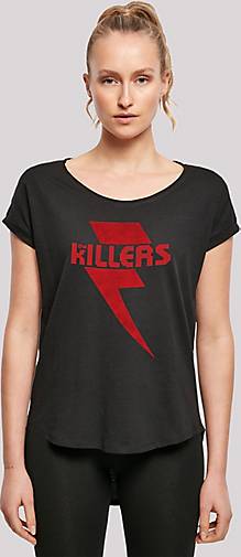 26388301 F4NT4STIC Band T-Shirt in Cut schwarz The Killers Bolt - bestellen Rock Red Long