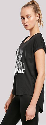 schwarz Cut in T-Shirt Praying 27257301 F4NT4STIC Shakur Long Tupac - bestellen
