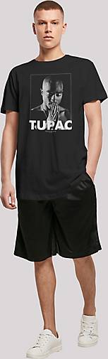 F4NT4STIC Long Cut T-Shirt Tupac Shakur Praying in schwarz bestellen -  27257401