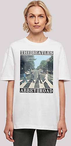 weiß 26391502 Road Band Boyfriend - in Abbey T-Shirt bestellen Beatles F4NT4STIC The Oversized