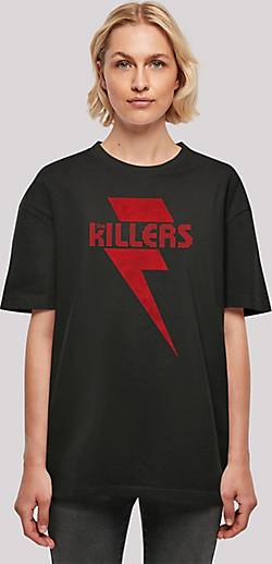 F4NT4STIC Oversized Boyfriend T-Shirt The Killers Rock Band Red Bolt in  schwarz bestellen - 27256101