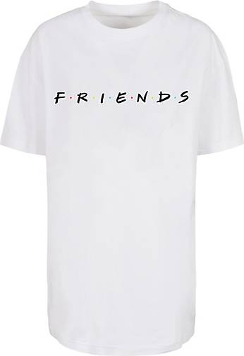 F4NT4STIC Boyfriend - 22272401 TV Text Tee in Logo Oversized bestellen Serie weiß Friends