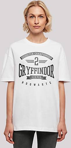 Tee Boyfriend Potter F4NT4STIC Harry Oversized weiß Gryffindor bestellen - Keeper in 22246501
