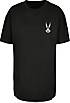 F4NT4STIC Oversized Boyfriend Tee Looney Tunes Trickfilm Serie Cartoon Bugs Bunny Breast Print