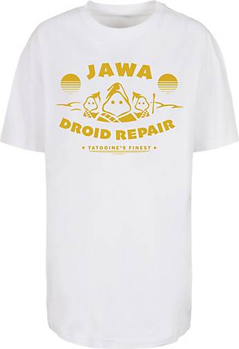 Star in - F4NT4STIC Wars Repair Jawa Droid 22257302 weiß Tee Boyfriend Oversized bestellen