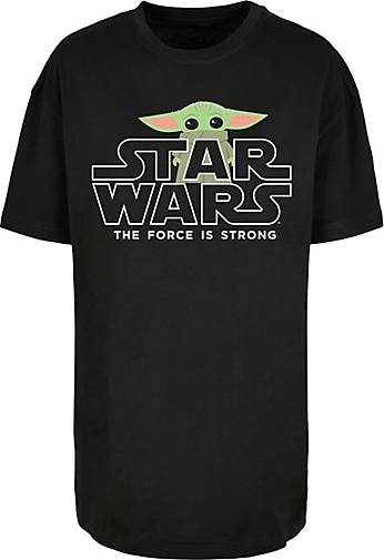 F4NT4STIC Oversized Boyfriend Tee - Star Wars Yoda Mandalorian Wars bestellen The in schwarz 22255901 Baby Star