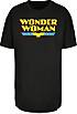 F4NT4STIC Oversized Boyfriend Tee Wonder Woman Text Logo