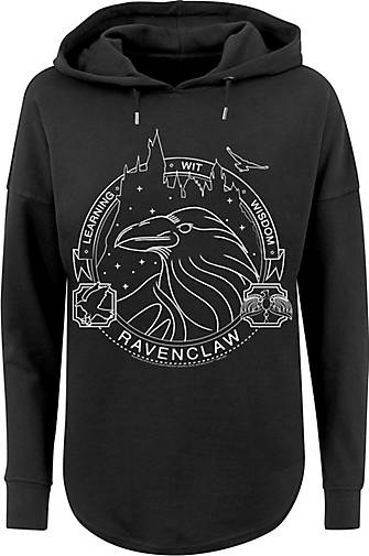 F4NT4STIC Oversized Hoodie Harry Potter Ravenclaw Seal in schwarz bestellen  - 25838601