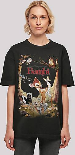 F4NT4STIC Oversized T-Shirt Disney Bambi Retro Poster in schwarz bestellen  - 20586001