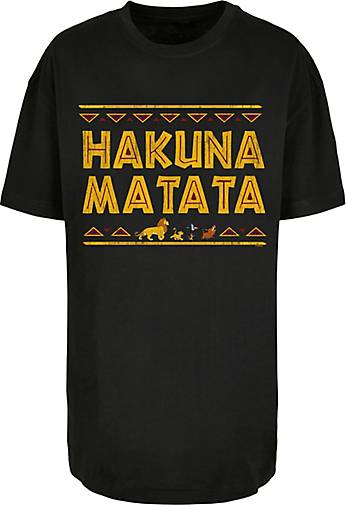 - bestellen in F4NT4STIC der Oversized Löwen Der Disney König 20585801 Hakuna Matata T-Shirt schwarz
