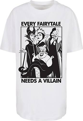F4NT4STIC Oversized T-Shirt Disney Every Fairy Tale Needs A Villain in weiß  bestellen - 20585601