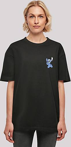 Stitch Backside F4NT4STIC 20586501 Print bestellen Breast Stitch Disney T-Shirt in - And Lilo schwarz Oversized
