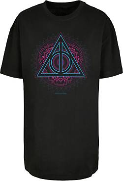 F4NT4STIC Oversized T-Shirt Harry Potter Neon Deathly hollows F4NT4STIC Oversized T-Shirt Harry Potter Neon Deathly hollows