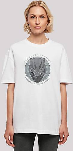 F4NT4STIC Oversized T-Shirt Marvel Black Panther Made in Wakanda in weiß  bestellen - 20583402