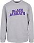 F4NT4STIC Sweatshirt Black Sabbath Heavy Metal Band Wavy Logo Black