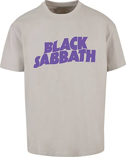Metal Black T-Shirt bestellen hellgrau Wavy 25874503 Black Sabbath F4NT4STIC Heavy - in Band Logo