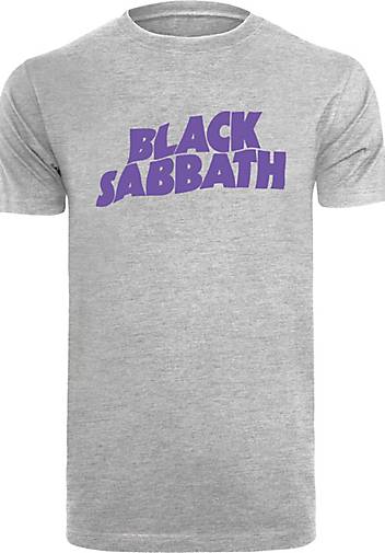 F4NT4STIC T-Shirt Black Heavy bestellen Band - 25874702 in Sabbath Logo Wavy mittelgrau Metal Black
