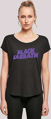 F4NT4STIC T-Shirt Black Sabbath Heavy Metal Band Wavy Logo Black in schwarz  bestellen - 25874901 | T-Shirts