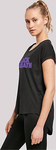 F4NT4STIC T-Shirt Black Sabbath Heavy Metal Band Wavy Logo Black in schwarz  bestellen - 25874901