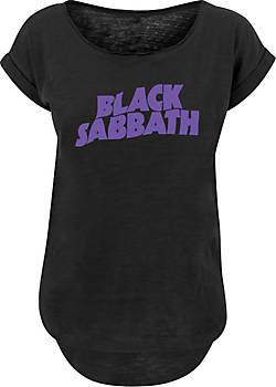 Band Wavy in 25874901 Sabbath Logo F4NT4STIC Heavy T-Shirt - schwarz Metal Black bestellen Black