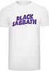 F4NT4STIC T-Shirt Black Sabbath Heavy Metal Band Wavy Logo Black