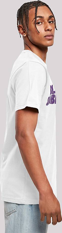 - Logo T-Shirt 25872303 Black Sabbath Wavy weiß bestellen in lila F4NT4STIC