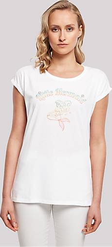 die T-Shirt Meerjungfrau bestellen in F4NT4STIC 20529801 weiß Gradient Arielle Disney -