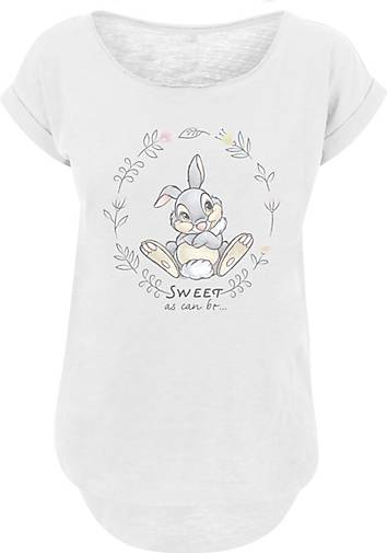 As Bambi - Disney bestellen in Sweet Klopfer T-Shirt F4NT4STIC Thumper Be 20234101 Can weiß