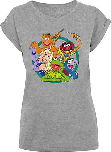 Disney - bestellen F4NT4STIC Muppets in mittelgrau Die T-Shirt Group Circle 20338202